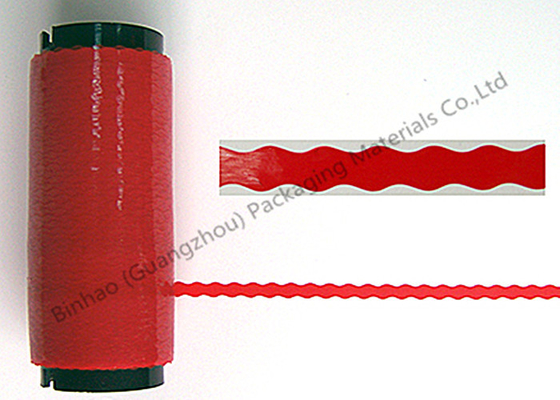 China Verschiedene Farben bewegten einfacher Riss-Verpackungs-Streifen-Band mit Wörtern/Logo-Drucken wellenartig fournisseur