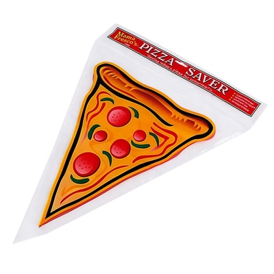 Einfach mitzunehmen Pizza-Saver-Tasche Wiederverschließbare Plastiktüten Lebensmittelqualität Transparente Verpackungstaschen